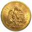 1928 Mexico Gold 50 Pesos BU
