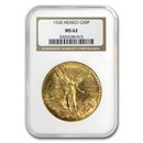 1928 Mexico Gold 50 Pesos MS-62 NGC