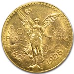 1928 Mexico Gold 50 Pesos MS-62 PCGS