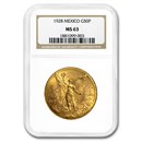 1928 Mexico Gold 50 Pesos MS-63 NGC