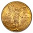 1928 Mexico Gold 50 Pesos MS-63 PCGS