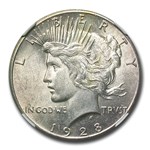 1928 Peace Dollar AU-58 NGC