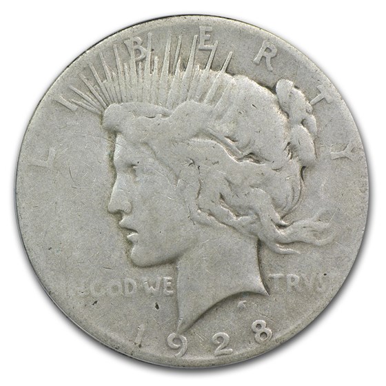 1928 Peace Dollar Good 1928 Peace Dollar Good