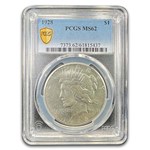 1928 Peace Dollar MS-62 PCGS
