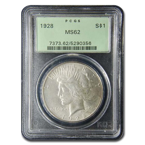 1928 Peace Dollar MS-62 PCGS 1928 Peace Dollar MS-62 PCGS