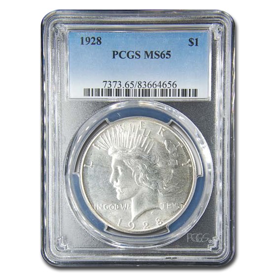 1928 Peace Dollar MS-65 PCGS 1928 Peace Dollar MS-65 PCGS