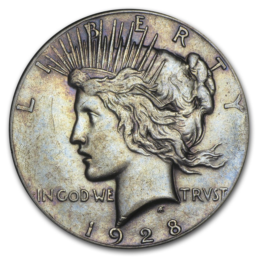 1928 Peace Dollar XF