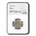 1928-S Buffalo Nickel MS-64 NGC