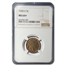 1928-S Buffalo Nickel MS-64+ NGC