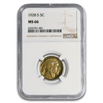 1928-S Buffalo Nickel MS-66 NGC