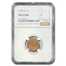 1928-S Lincoln Cent MS-65 NGC (Red/Brown)