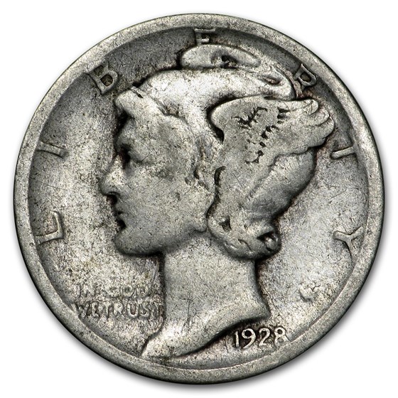 1928-S Mercury Dime Good/Fine 1928-S Mercury Dime Good/Fine