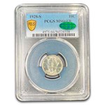 1928-S Mercury Dime MS-66 PCGS CAC (FB)