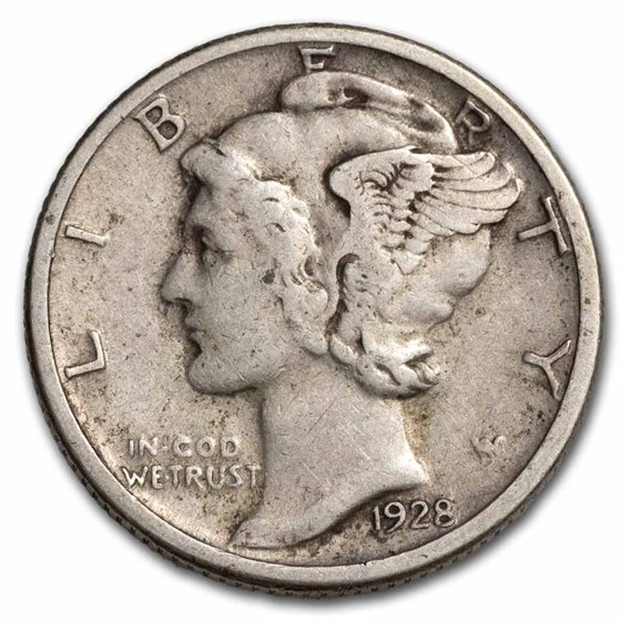 1928-S Mercury Dime XF 1928-S Mercury Dime XF