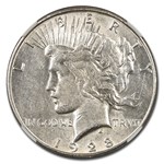 1928-S Peace Dollar AU-53 NGC
