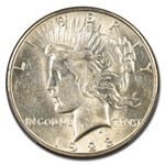 1928-S Peace Dollar AU-58 PCGS