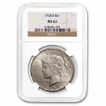 1928-S Peace Dollar MS-62 NGC