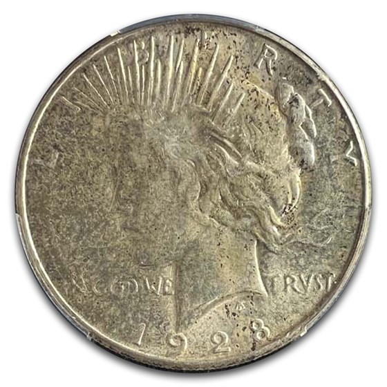 1928-S Peace Dollar MS-63 PCGS (Toned)