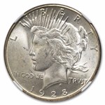 1928-S Peace Dollar MS-64+ NGC