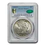 1928-S Peace Dollar MS-64+ PCGS (Plus, CAC)