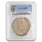 1928-S Peace Dollar MS-65 PCGS