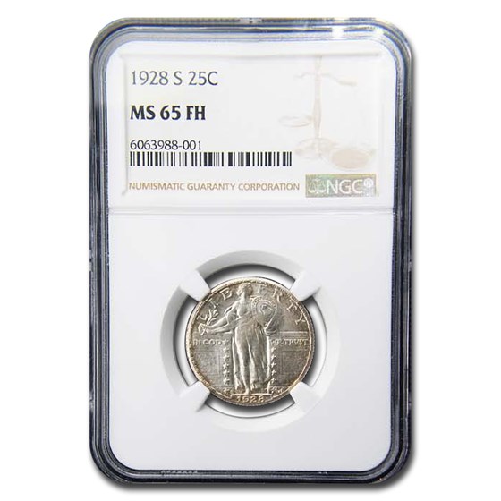 1928-S Standing Liberty Quarter MS-65 NGC (FH, Large S) 1928-S Standing Liberty Quarter MS-65 NGC (FH, Large S)