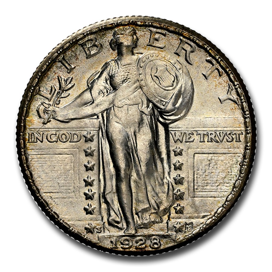 1928-S Standing Liberty Quarter MS-66 NGC (FH)