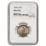 1928-S Standing Liberty Quarter MS-67 NGC (FH)