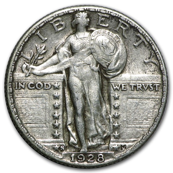 1928-S Standing Liberty Quarter XF 1928-S Standing Liberty Quarter XF