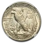 1928-S Walking Liberty Half Dollar AU-58 NGC