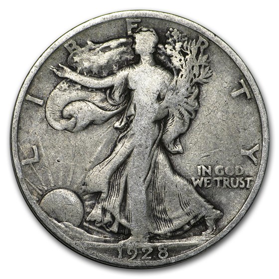 1928-S Walking Liberty Half Dollar Good/VG 1928-S Walking Liberty Half Dollar Good/VG
