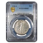 1928-S Walking Liberty Half Dollar MS-62 PCGS