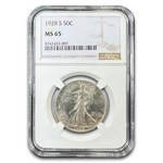 1928-S Walking Liberty Half Dollar MS-65 NGC