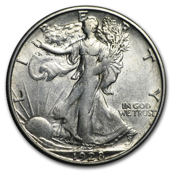 1928-S Walking Liberty Half Dollar XF 1928-S Walking Liberty Half Dollar XF