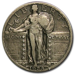 1928 Standing Liberty Quarter VF 1928 Standing Liberty Quarter VF