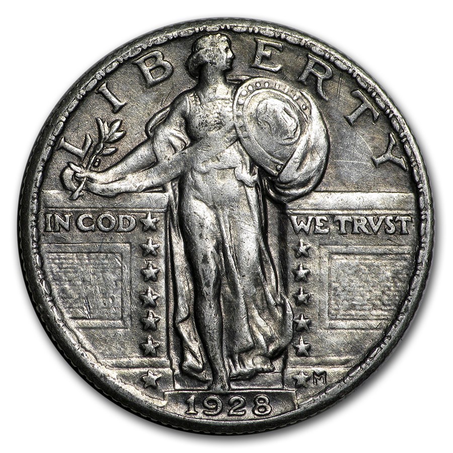 1928 Standing Liberty Quarter XF