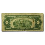 1928 thru 1928-G $2.00 U.S. Notes Red Seal Cull/Good