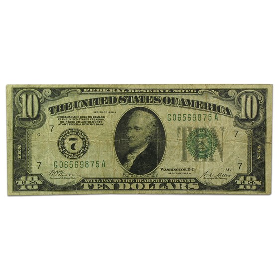1928's $10 FRN VG/VF 1928's $10 FRN VG/VF