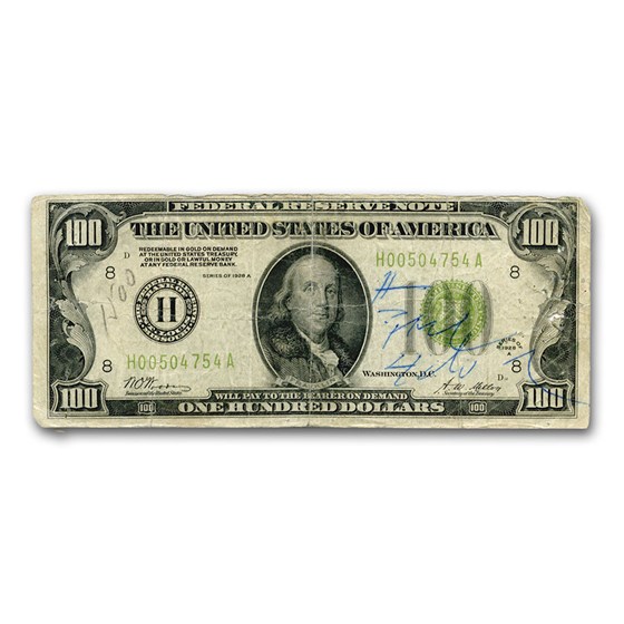 1928's $100 FRN Cull/Good