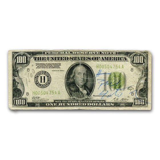 1928's $100 FRN Cull/Good 1928's $100 FRN Cull/Good