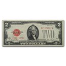 1928's $2.00 U.S. Notes Red Seal XF/AU
