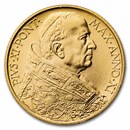 1929-1935 Vatican City Gold 100 Lire Pius XI (Random) BU