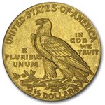 1929 $2.50 Indian Gold Quarter Eagle AU