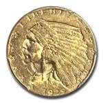 1929 $2.50 Indian Gold Quarter Eagle MS-61 PCGS