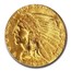 1929 $2.50 Indian Gold Quarter Eagle MS-63 PCGS