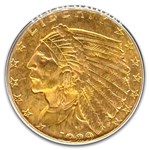 1929 $2.50 Indian Gold Quarter Eagle MS-63 PCGS