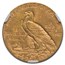 1929 $2.50 Indian Gold Quarter Eagle MS-65 NGC (Green Label)