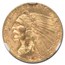 1929 $2.50 Indian Gold Quarter Eagle MS-65 NGC