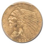 1929 $2.50 Indian Gold Quarter Eagle MS-65 PCGS