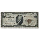 1929 (A-Boston) $10 Brown Seal FRBN Fine (Fr#1860-A)